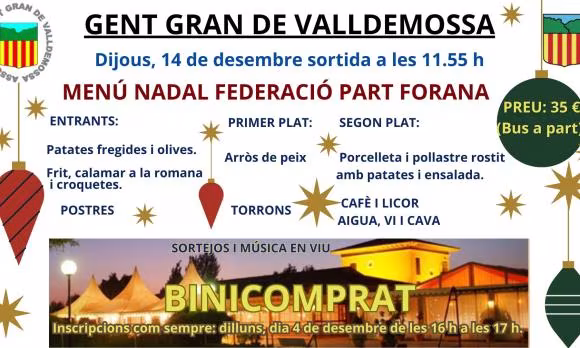 Valldemosa, Excursió de la Gent Gran de Valldemossa