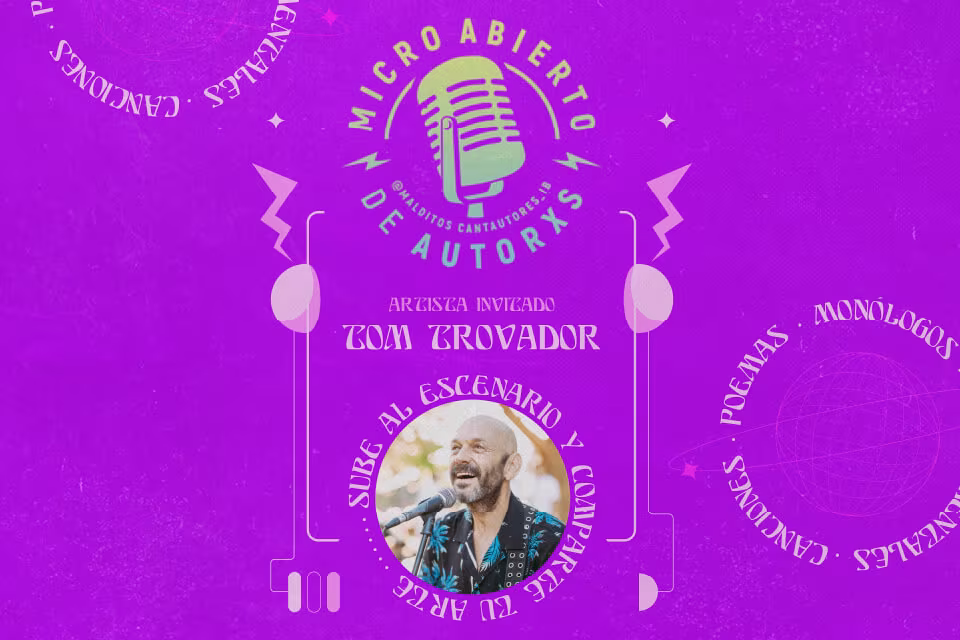 MICRO ABIERTO DE AUTORXS CON TOM TROVADOR - Es Gremi