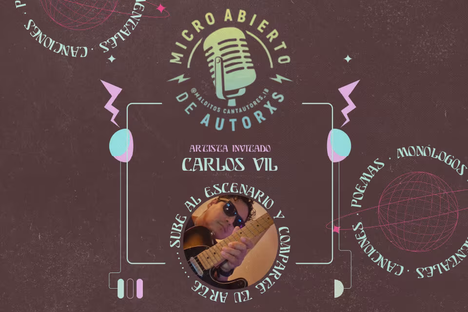 MICRO ABIERTO DE AUTORXS CON CARLOS VIL - Es Gremi