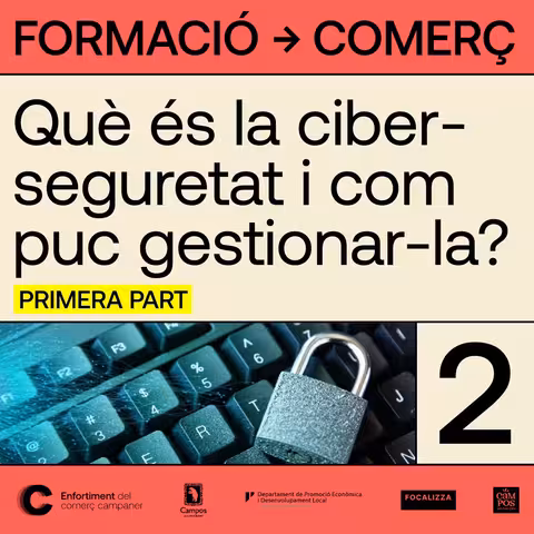Campos, FORMACIO > Que es la ciberseguretat i com puc gestionar-la?