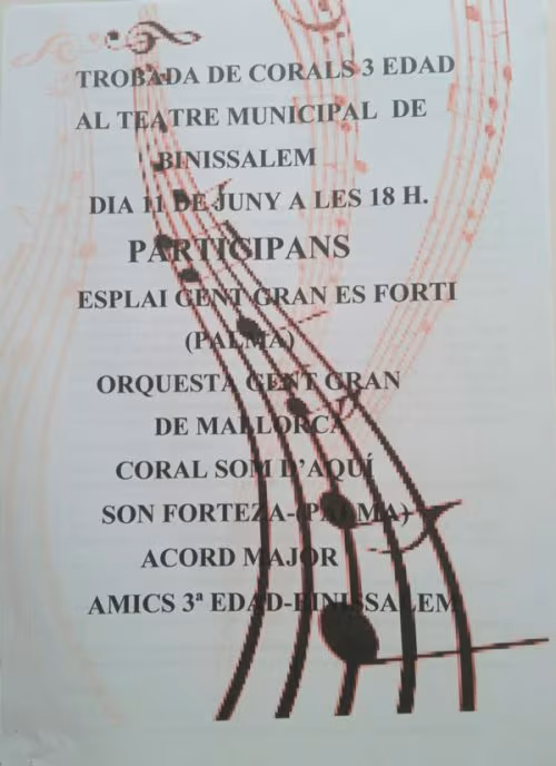 Encuentro de Coros de la 3a edad