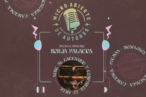 MICRO ABIERTO DE AUTORXS CON BORJA PALACIOS - Es Gremi