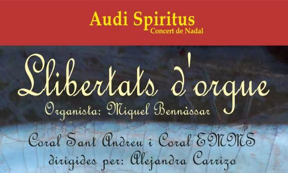 Santanyi, Concert de Nadal: Audi Spiritus