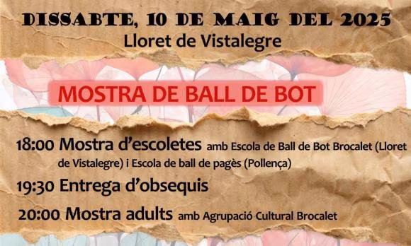 Lloret de Vistalegre, Trobada escoletes de Ball de Bot