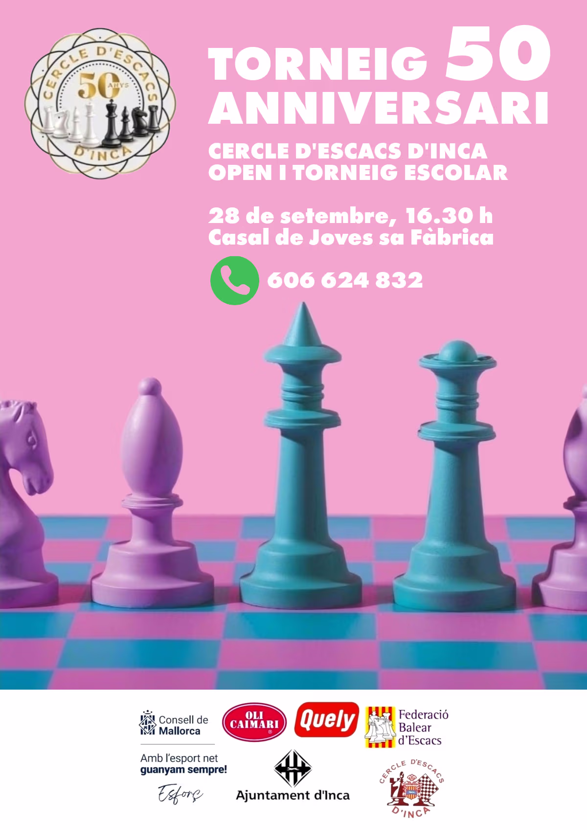 Torneig 50 anniversari – Cercle d’Escacs d’Inca