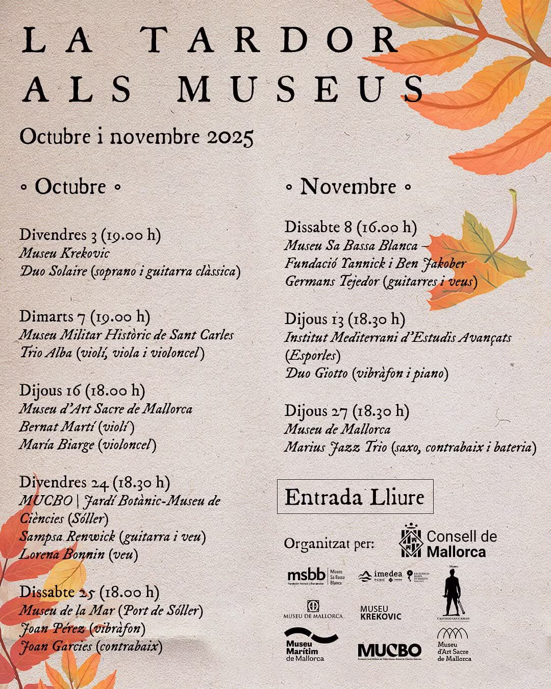 La Tardor als Museus 2025 (Esporles) 