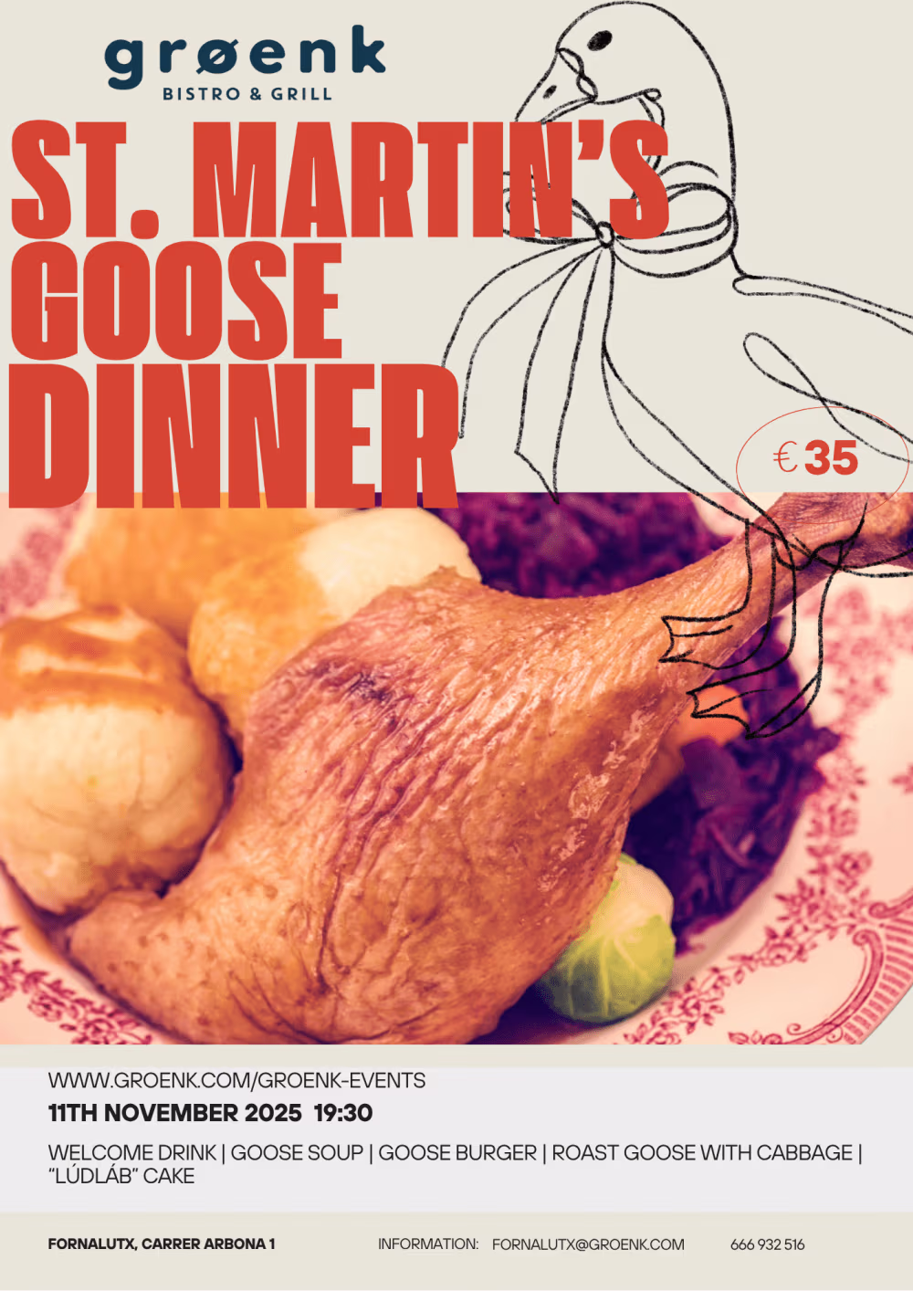 St. Martin's Goose Dinner (Fornalutx) 