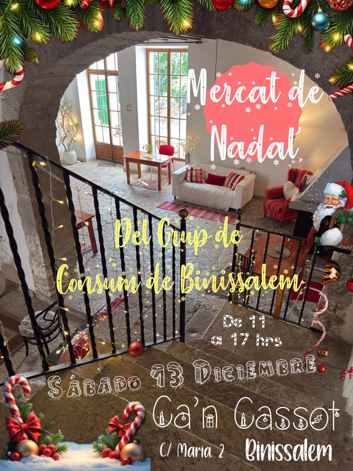 Mercat de Nadal – Grup de Consum de Binissalem 