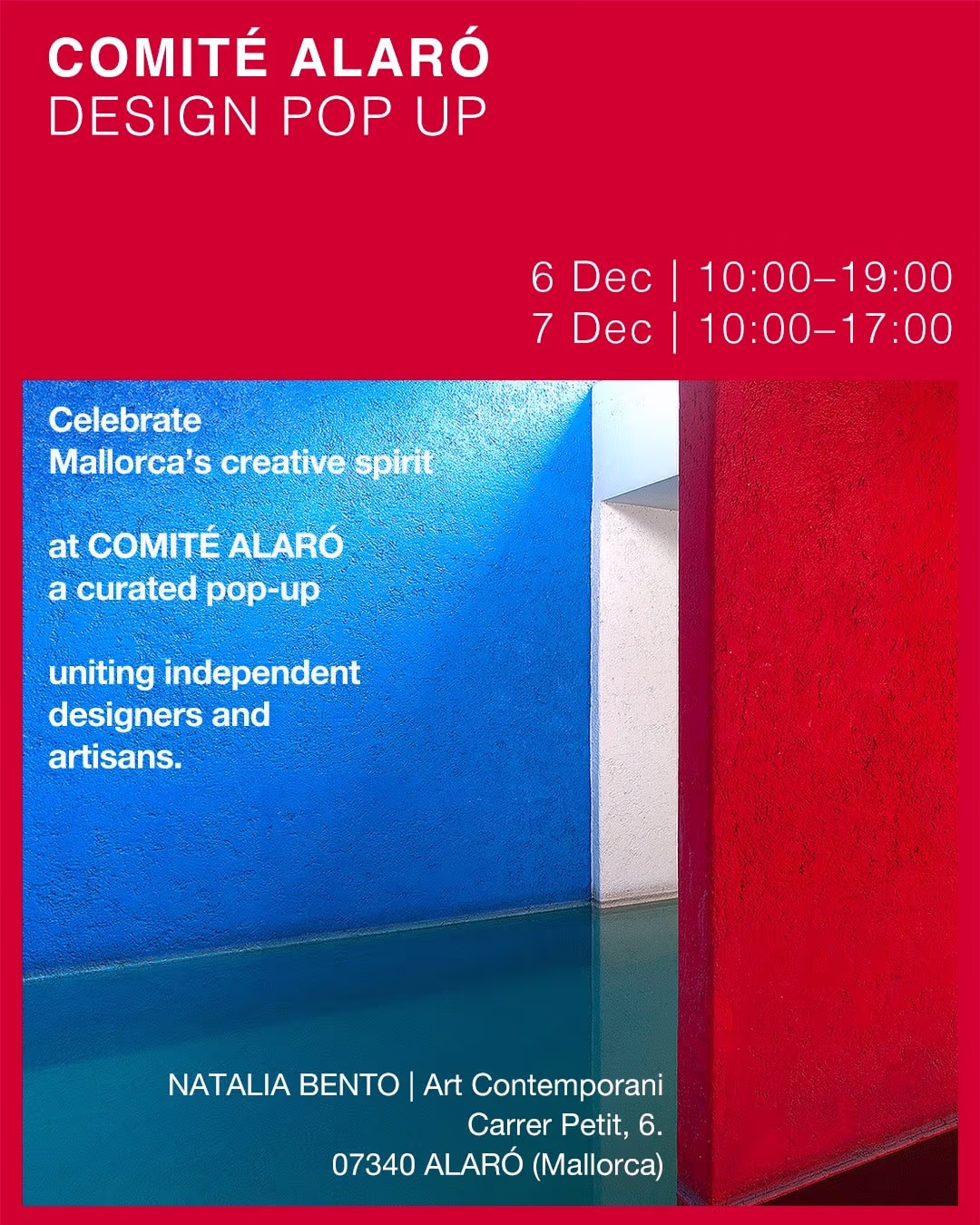 COMITÉ ALARÓ – DESIGN POP UP
