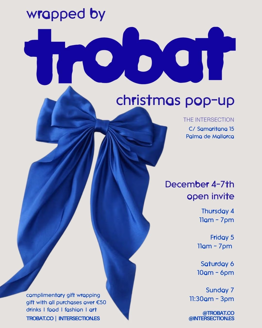 wrapped by trobat - Holiday Pop-Up (Palma)