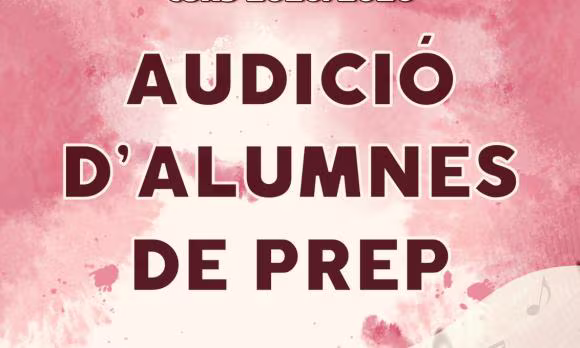 Audició d’alumnes de PREP