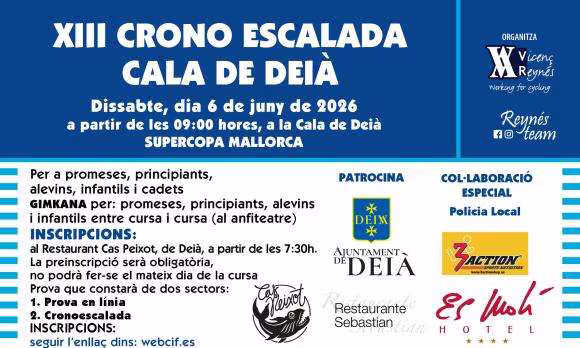 XIII Crono-escalada Cala de Deià