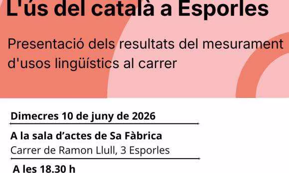 ÚS DEL CATALÀ A ESPORLES