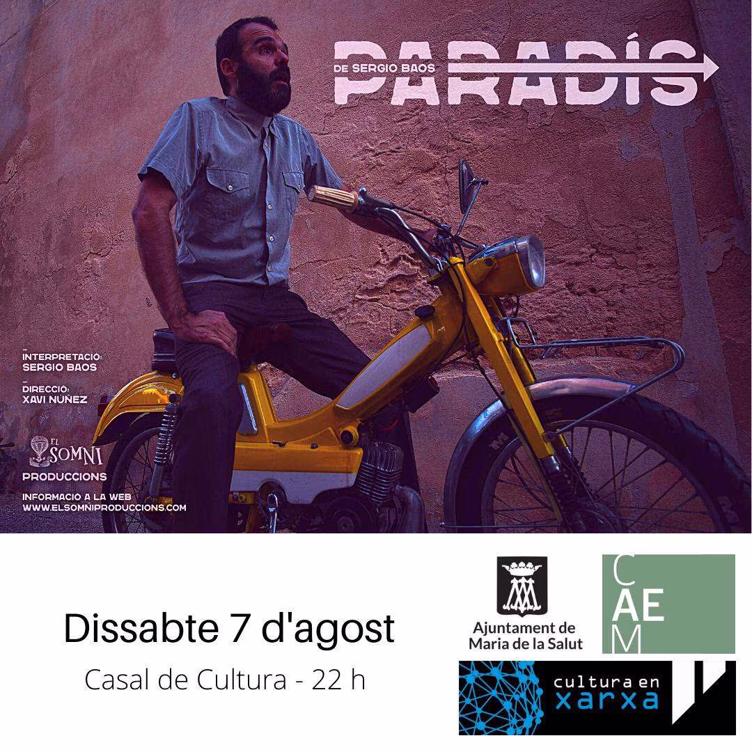 Paradís (monòleg) - Ajuntament de Maria de la Salut