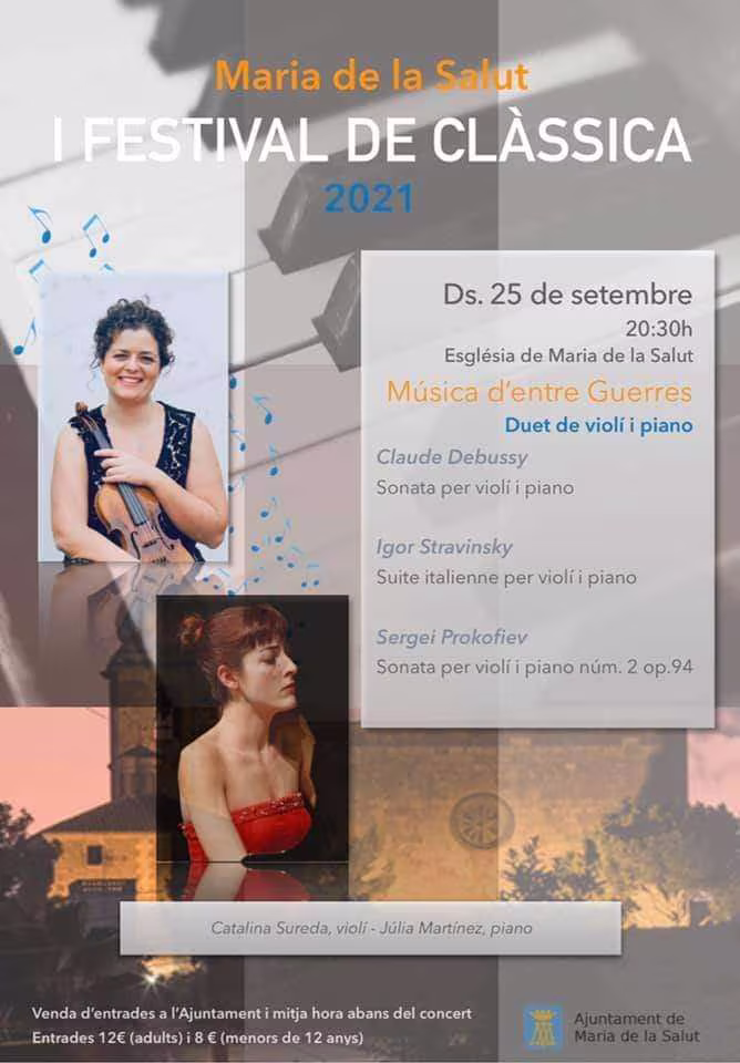 I Festival de clàssica - Ajuntament de Maria de la Salut
