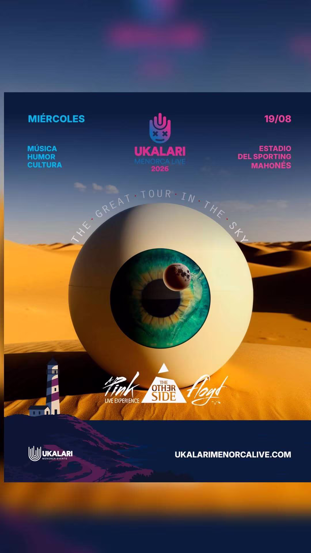 THE OTHER SIDE – A PINK FLOYD LIVE EXPERIENCE – Ukalari Menorca Live