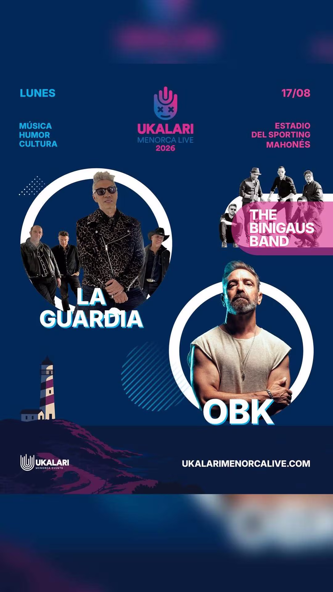 OBK, LA GUÀRDIA & BINIGAUS BAND – Ukalari Menorca Live 2026