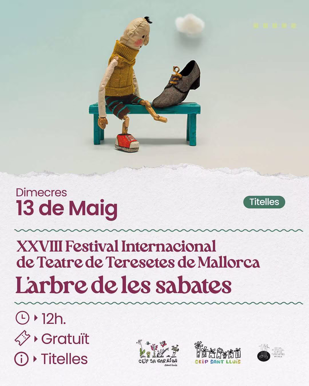 XXVIII Festival Internacional de Teatre de Teresetes de Mallorca – L'arbre dels sabates