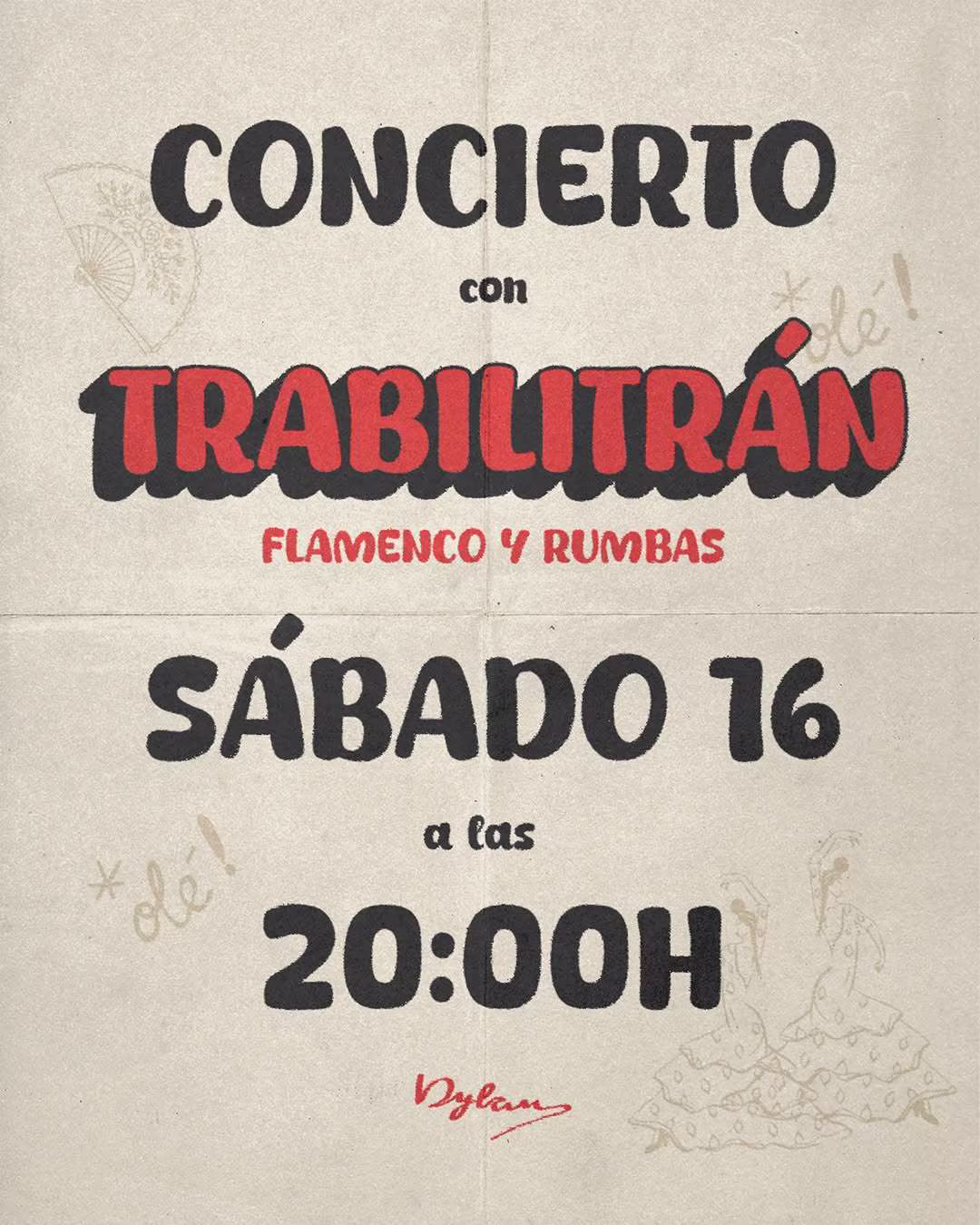 TRABILITRAN MERIDELAROSA – Flamenc i Rumbes