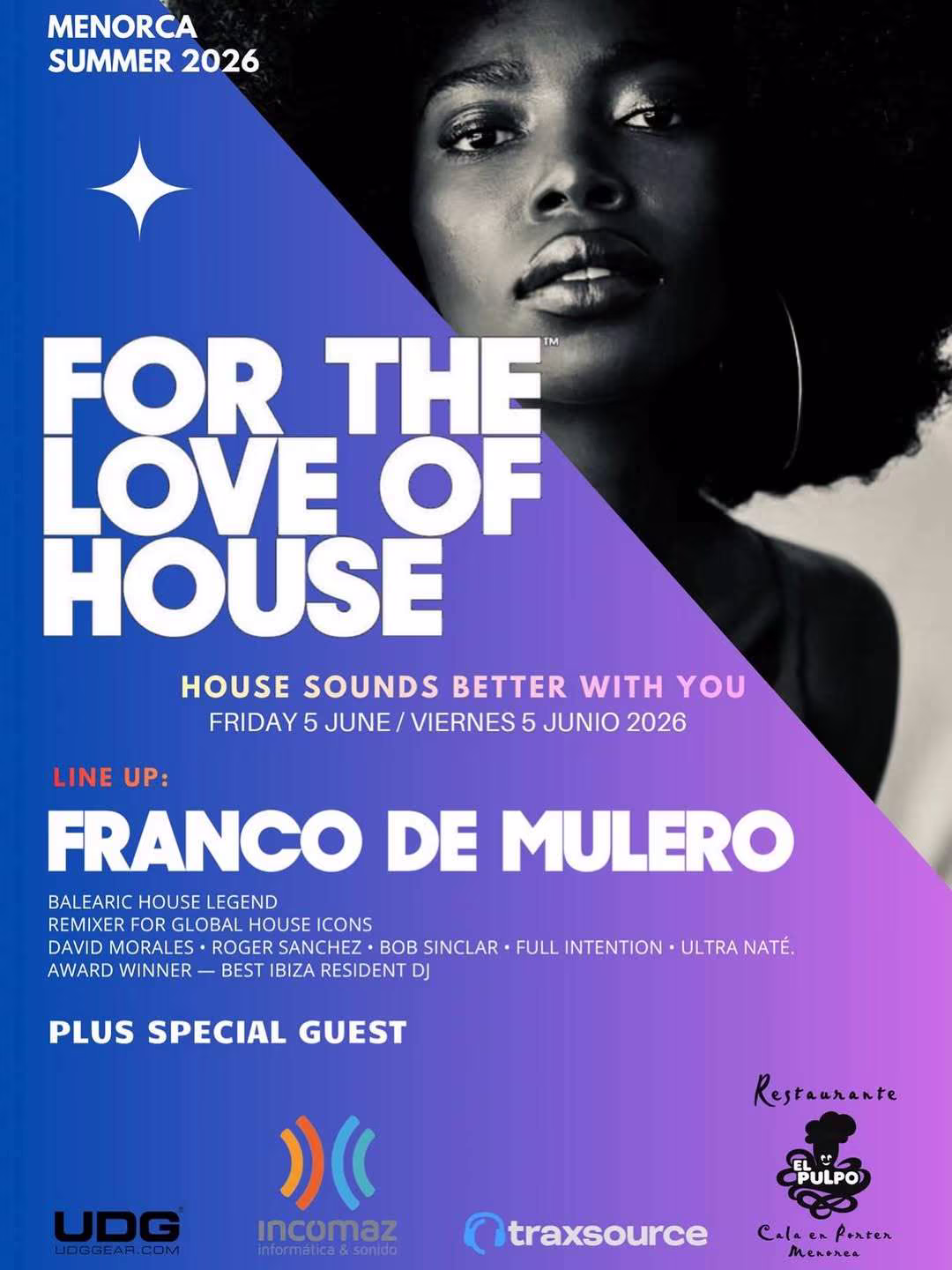 Noche de auténtico sonido Balearic House – Franco de Mulero