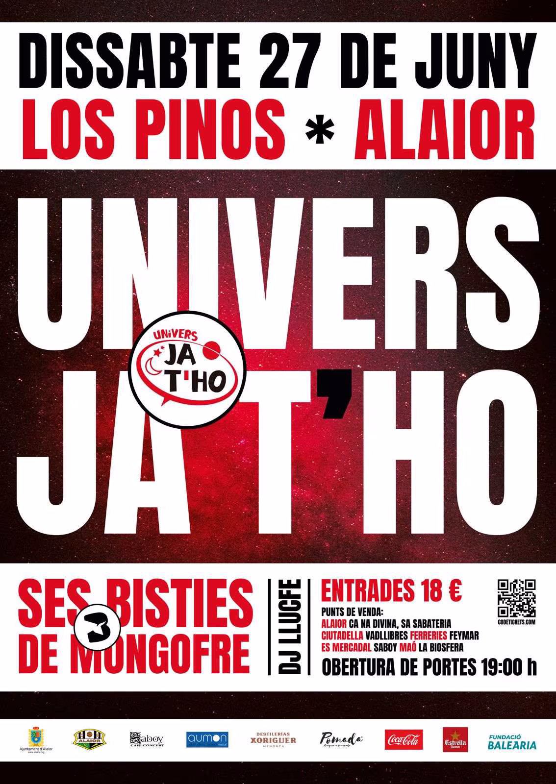 UNIVERS JATHO — L'univers musical de Ja t'ho diré a dalt dels escenaris