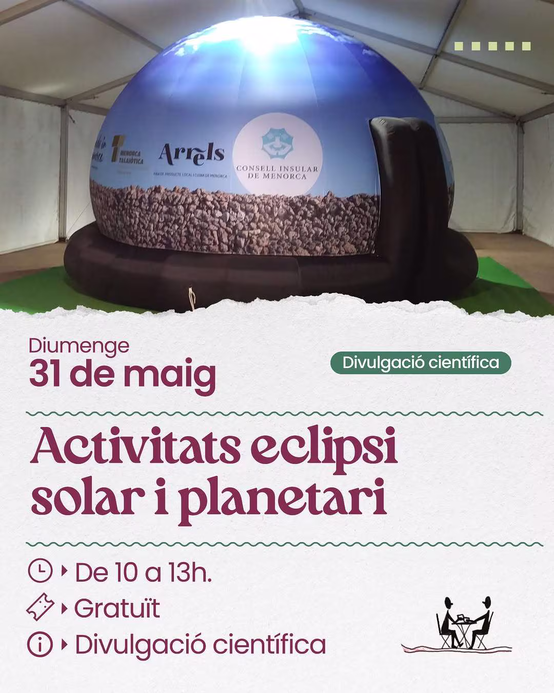Eclipsi solar i planetari – Activitats