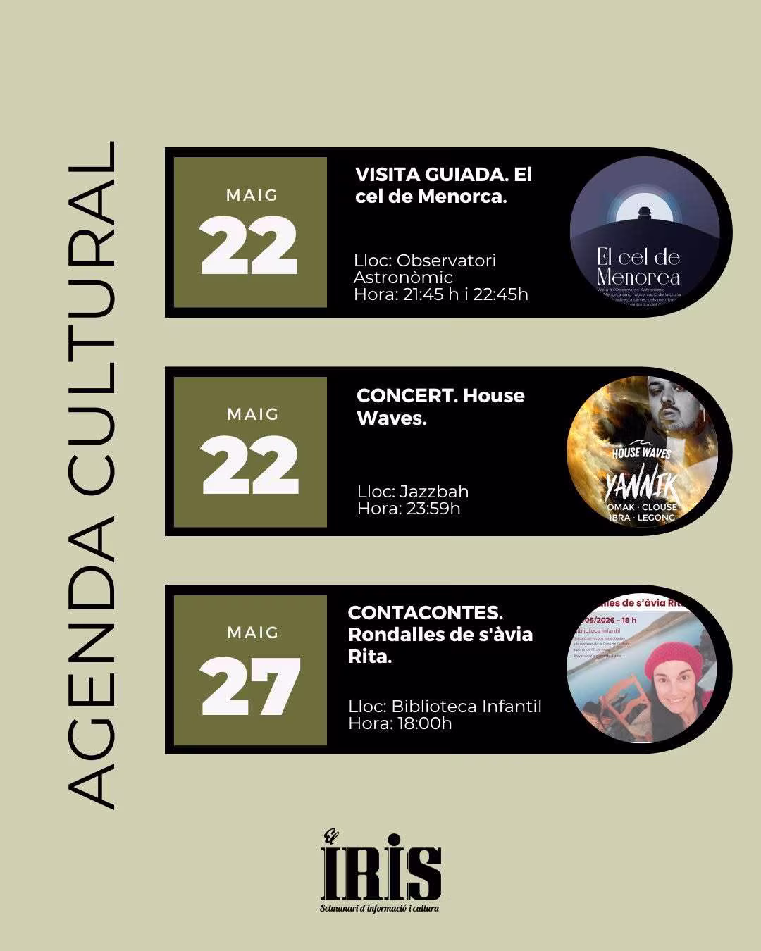 Teatre, música, o mirar cap al cel! – L'Iris