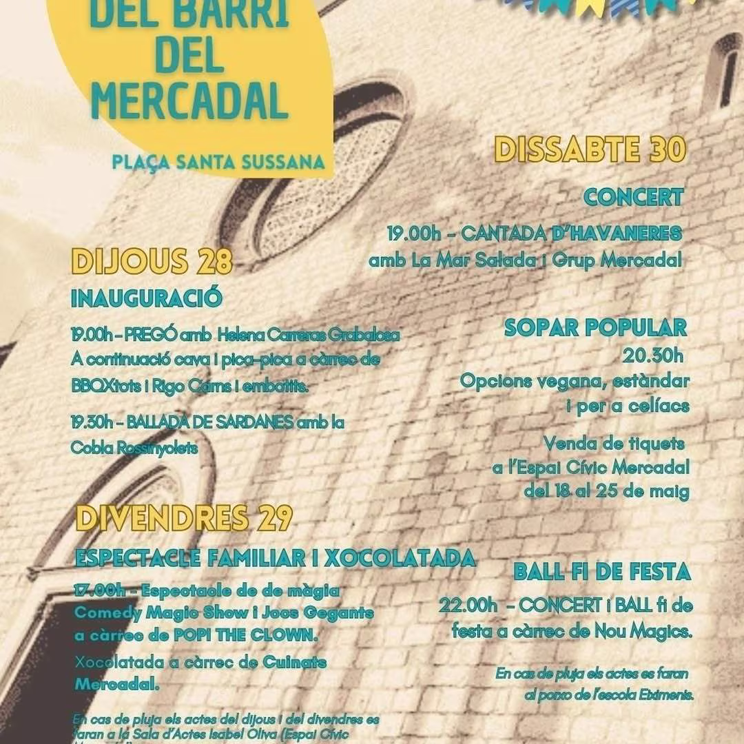 Festa del barri del Mercadal – @avvmercadal
