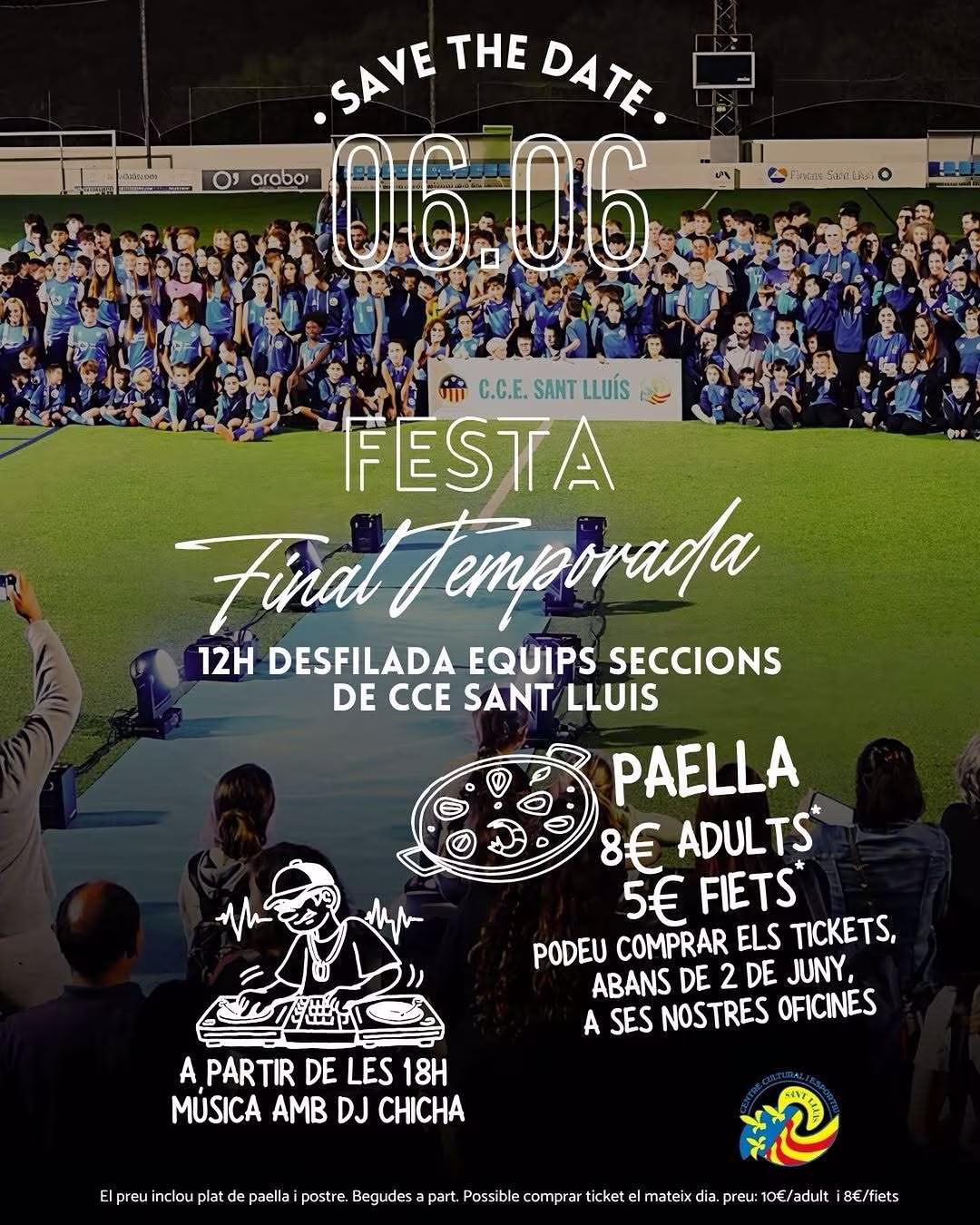 Celebració final de temporada – CCE Sant Lluís