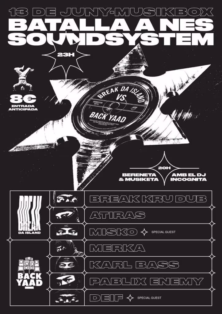 Batalla a les Soundsystem – BREAK DA ISLAND vs BACK YAAD