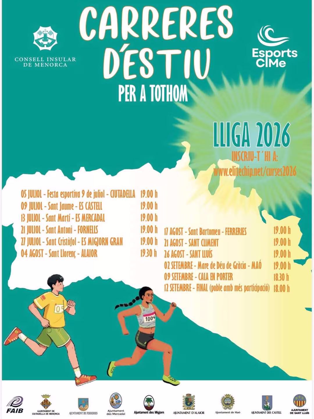 27a edició de la Lliga de Carreres Populars d'Estiu per a Tothom