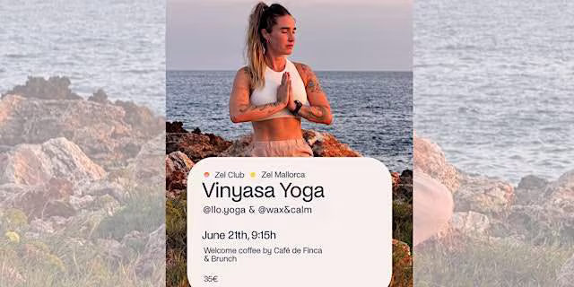 Vinyasa Yoga con @llo.yoga & Wax&Calm