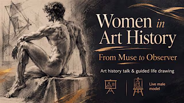 Paint & Sip - Women in Art - Painting Live Model in Palma