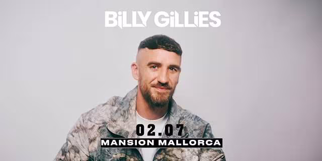 Mansion Mallorca presents Billy Gillies Thursday 02/07