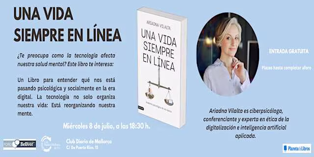 Presentación del libro: UNA VIDA SIEMPRE EN LÍNEA