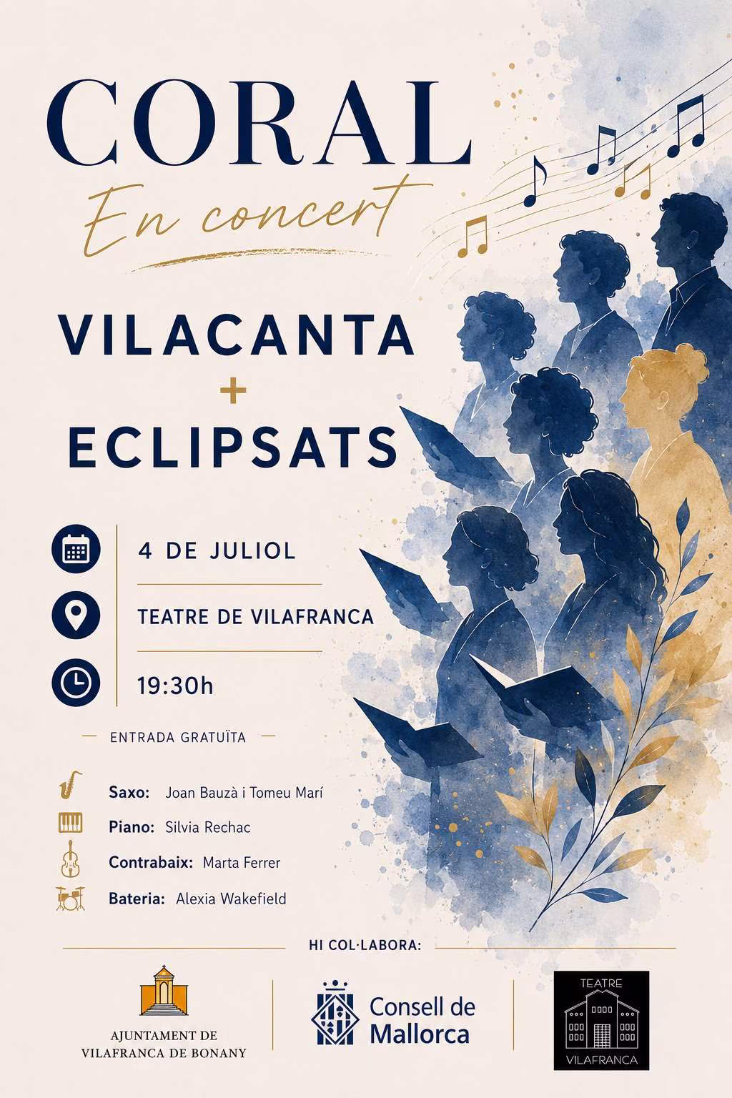 Concert Vilacanta i Eclipsats - Ajuntament de Vilafranca de Bonany