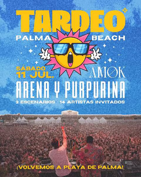 Tardeo Palma Beach - Arena y Purpurina