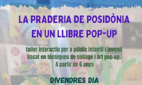 TALLER INTERACTIU "LA PRADERIA DE POSIDÒNIA EN UN LLIBRE POP-UP"